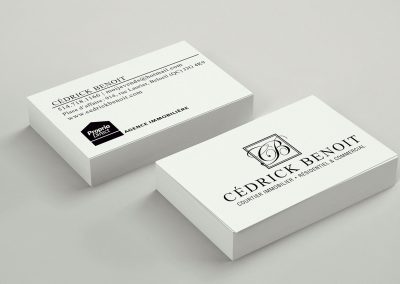 Cédrick Benoit – Courtier Immobilier – Logo