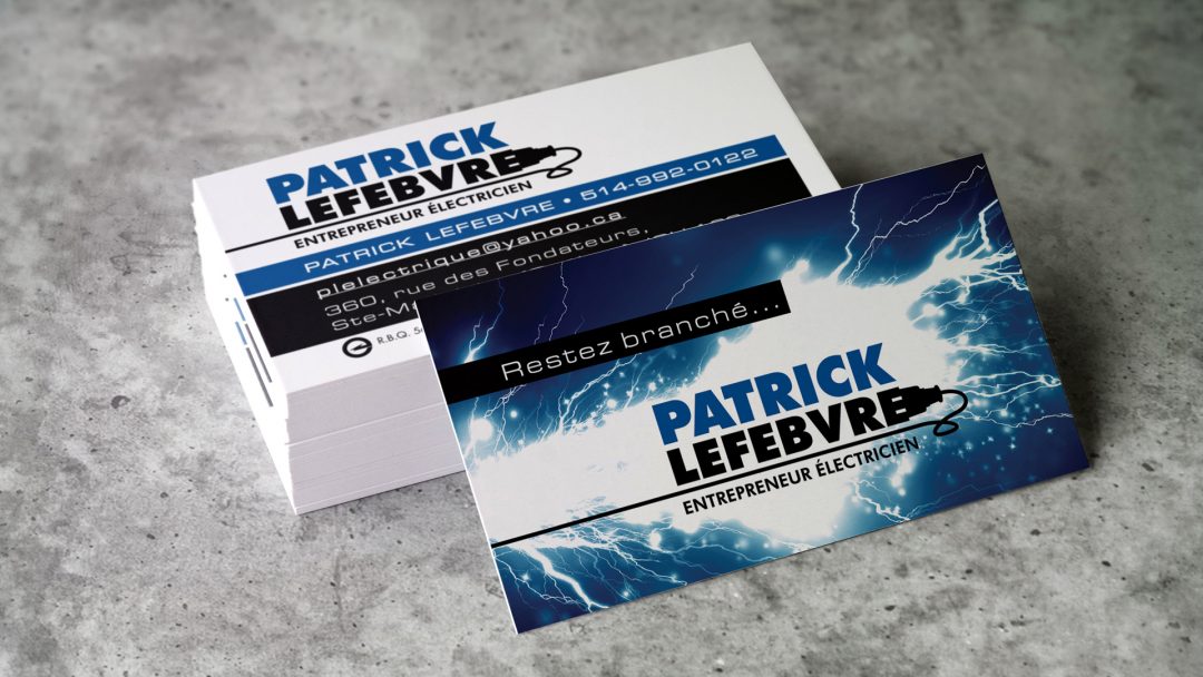 StudioPink, Createur d'image / Agence de publicité - Création de logo & carte d'affaires - Patrick lefebvre